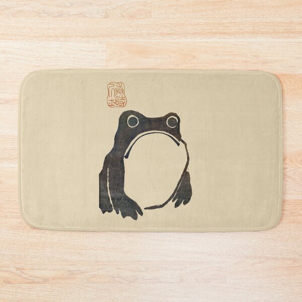 Item preview, Unimpressed Grumpy Frog - cottagecore Matsumoto Hoji designed and sold by Washii-.
