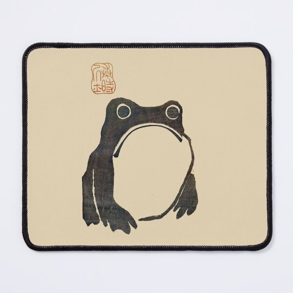Item preview, Unimpressed Grumpy Frog - cottagecore Matsumoto Hoji designed and sold by Washii-.