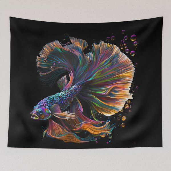 Item preview,  Rainbow Betta fish designed and sold by BloodRubyz.