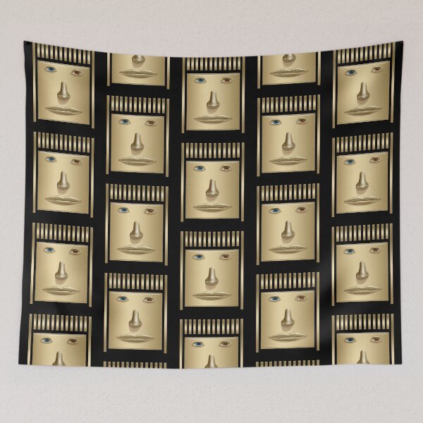 Item preview, The Face Bag - Gold designed and sold by SzaboMarta.