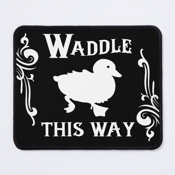 Item preview, Waddle this Way Duck designed and sold by evisionarts.