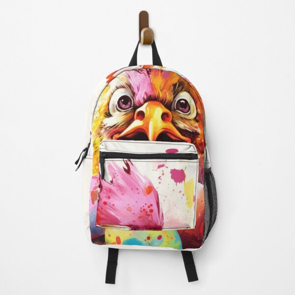 Item preview, Happy Funny Rooster Chicken Art with Eggs designed and sold by pauloss.