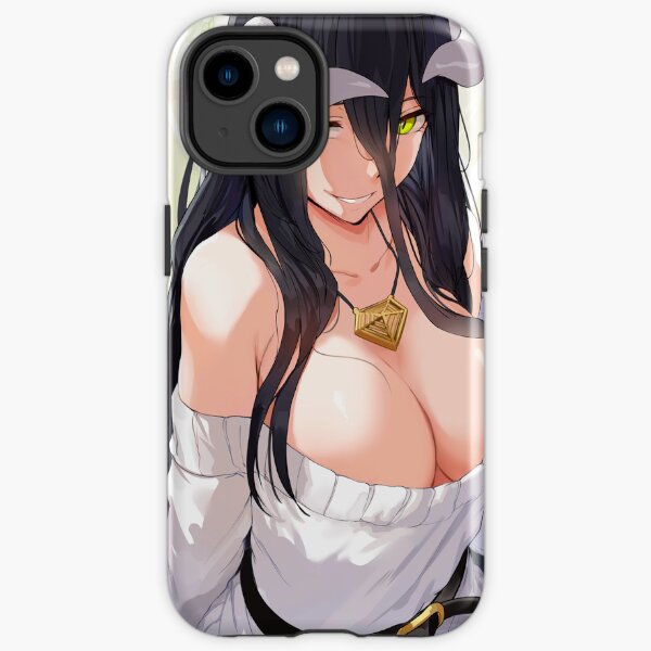 Lewd Albedo Succubus Hot Boobs Tits (Overlord Dirty Sexy Anime Hentai Ecchi Demon Girl) iPhone Tough Case