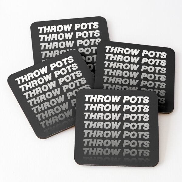 Item preview, THROW POTS fadeout designed and sold by ceramicshirts.