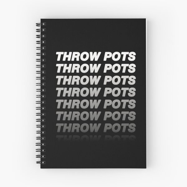 Item preview, THROW POTS fadeout designed and sold by ceramicshirts.