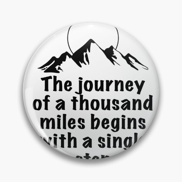 Item preview, Journey of thousand miles begins with a step designed and sold by SoulTrekking.