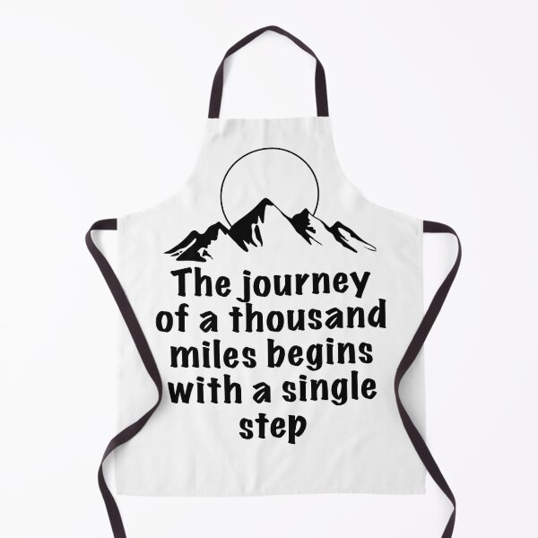 Item preview, Journey of thousand miles begins with a step designed and sold by SoulTrekking.
