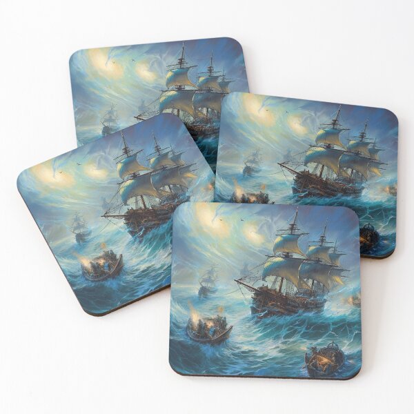 Item preview, Boats in a storm designed and sold by YoutShop.