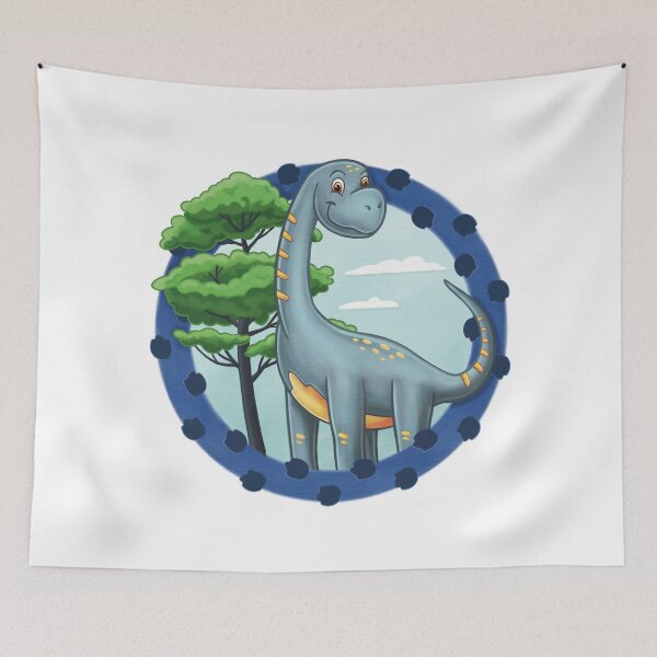 Item preview, Long Neck Dinosaur Art designed and sold by iHeartDinosaurs.