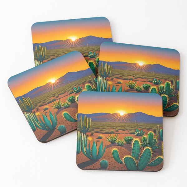 Item preview, cactus in ibiza sunset designed and sold by storerichard ⭐⭐⭐⭐⭐.