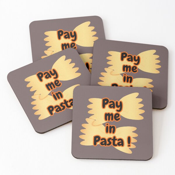 Item preview, Pay Me In Pasta designed and sold by ArtisShops.