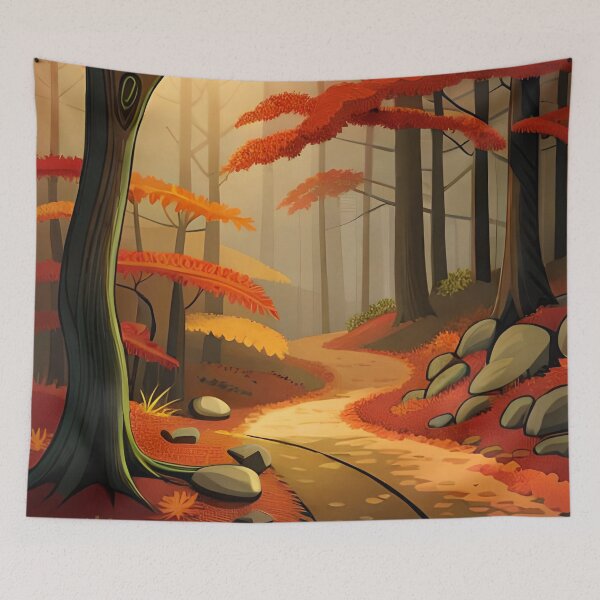 Item preview, : Autumn Leaves Fabric Pattern designed and sold by Rui Fernandes.