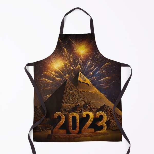 Aperçu de l'œuvre Bonne année à partir de la manipulation de photos des pyramides créée et vendue par Mustafa Mitwally.