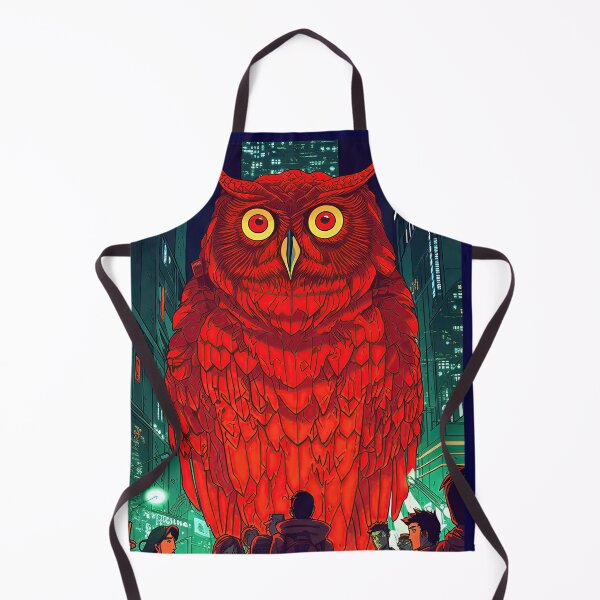 Item preview, Red Owl Anime Portrait Wall Art designed and sold by pauloss.
