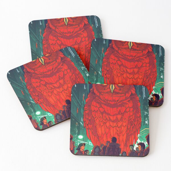 Item preview, Red Owl Anime Portrait Wall Art designed and sold by pauloss.