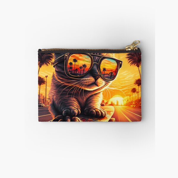 Item preview, Cat skateboarding designed and sold by Yaksza.