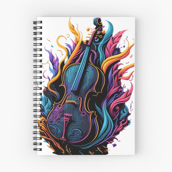 Item preview, Graffiti Violin designed and sold by ArtsyWishesShop.
