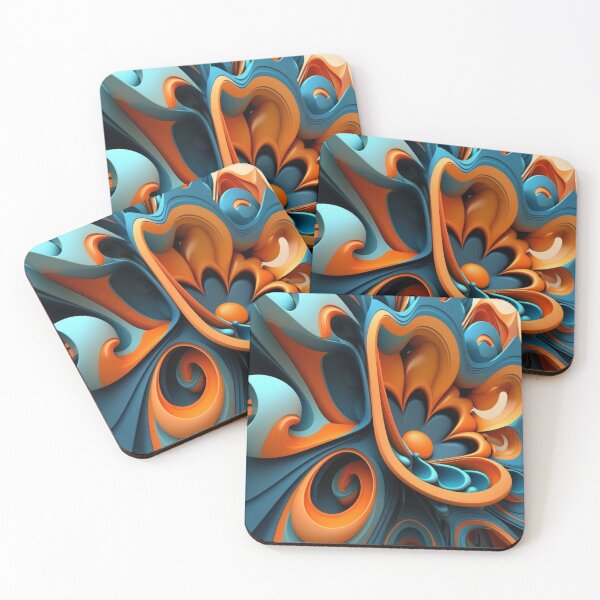 Item preview, Blue & Orange 3d designed and sold by Yaksza.