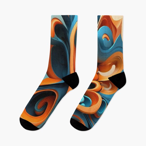 Item preview, Blue & Orange 3d designed and sold by Yaksza.