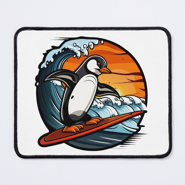 Item preview, Penguin Surfing designed and sold by Meliafroggy.