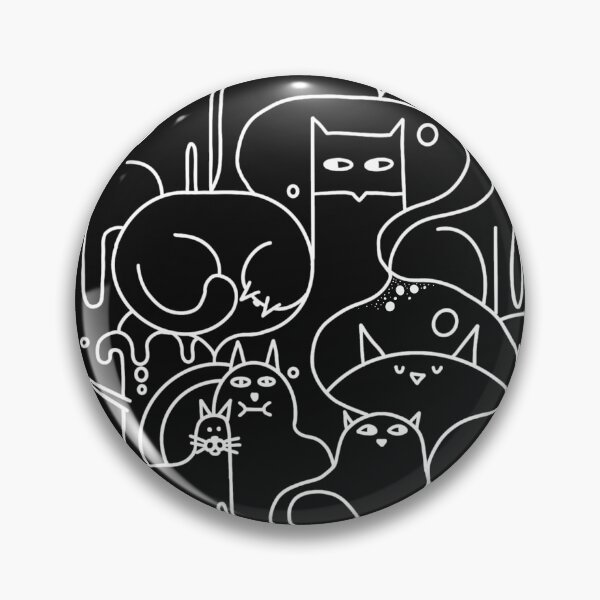 Item preview, Line work Cat Space Design designed and sold by ArtbyTana.