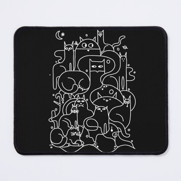 Item preview, Line work Cat Space Design designed and sold by ArtbyTana.