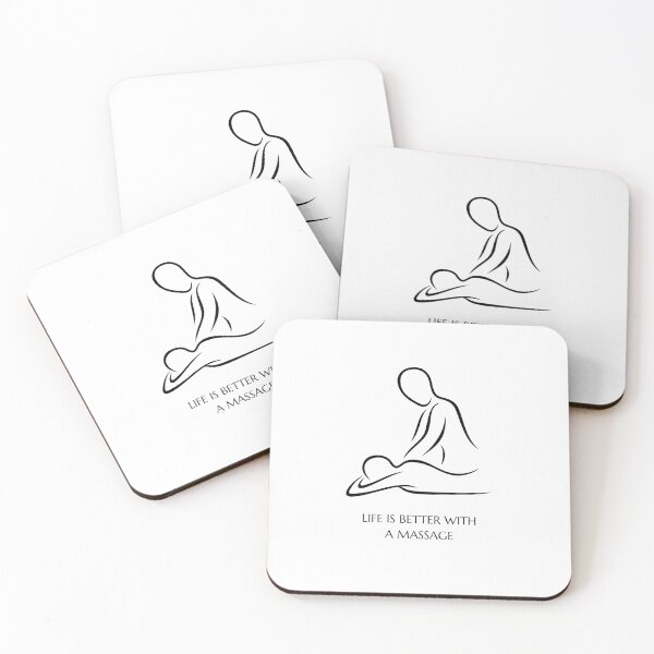 Item preview, Life is better with a massage designed and sold by Tooshe.