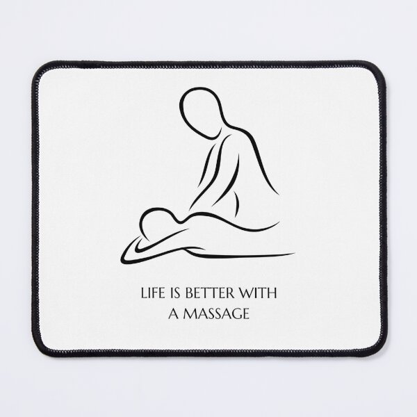 Item preview, Life is better with a massage designed and sold by Tooshe.