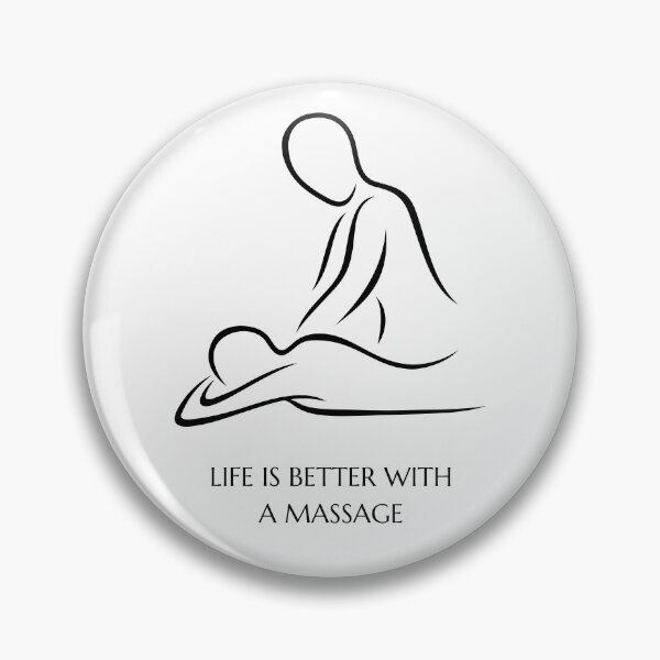 Item preview, Life is better with a massage designed and sold by Tooshe.