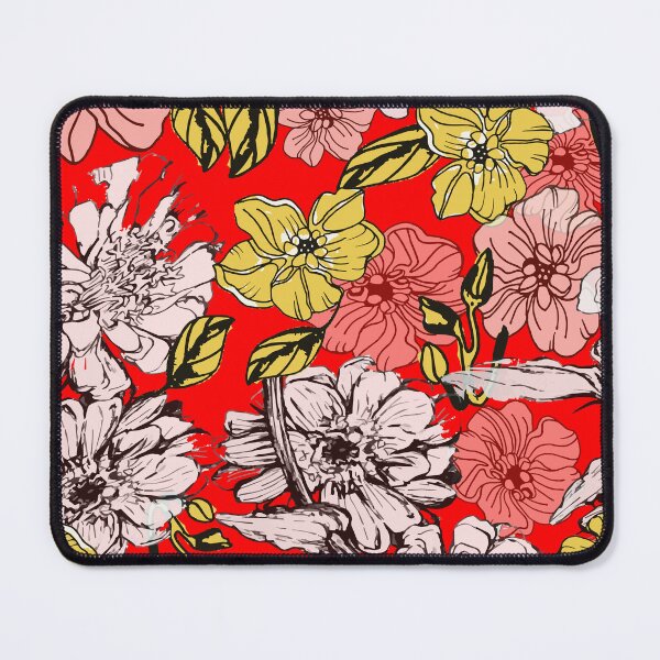 Item preview, RedFloral Burst designed and sold by ClubCreativeArt.