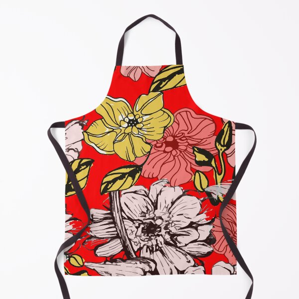 Item preview, RedFloral Burst designed and sold by ClubCreativeArt.