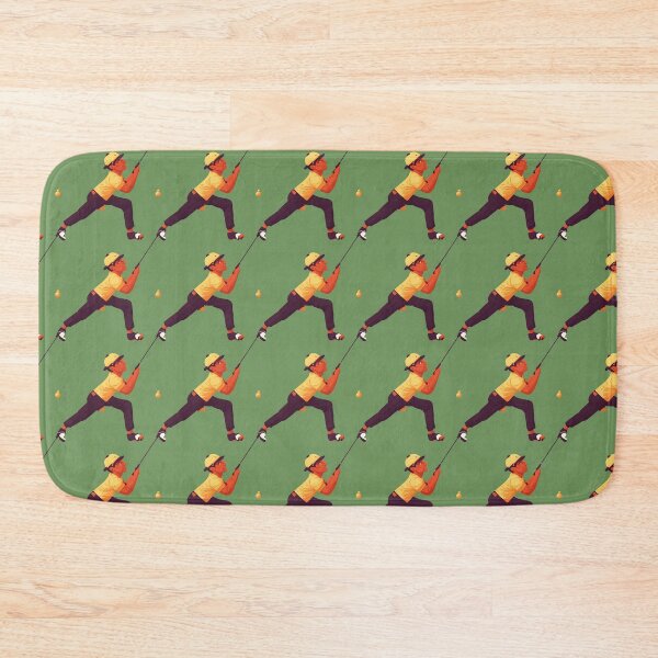 Item preview, Man Golfing on Green Background Pattern designed and sold by Aaron2610.