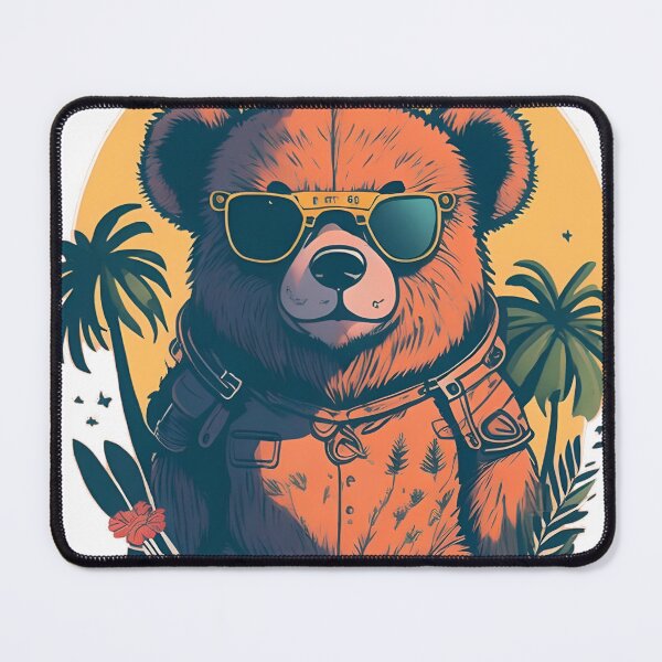 Item preview, Bear With Sunglasses At Sunrise designed and sold by ArtsyWishesShop.