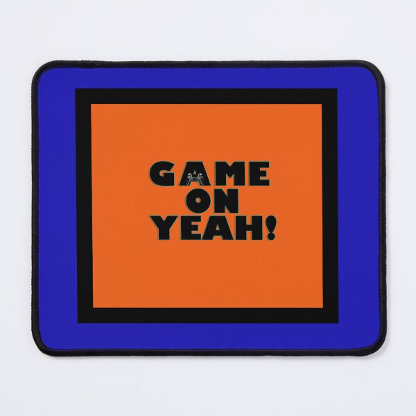 Item preview, Game On Yeah (orange background) designed and sold by HoorayDesigns.