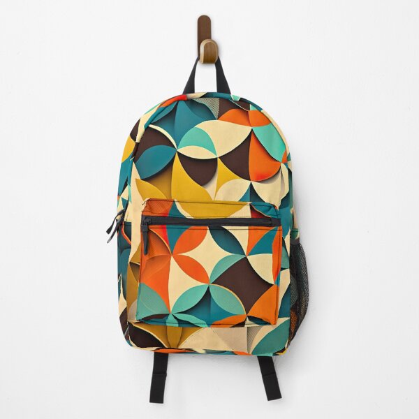 Item preview, Geometric Pattern Made of Overlapping Circles and Triangles designed and sold by oneeko.