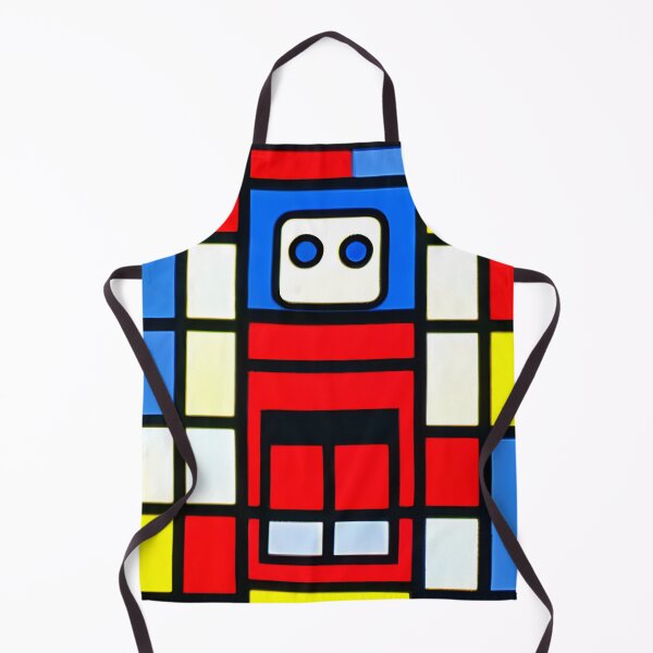 Aperçu de l'œuvre Des robots à la manière de Piet Mondrian créée et vendue par CRAFTER-MEDIA.