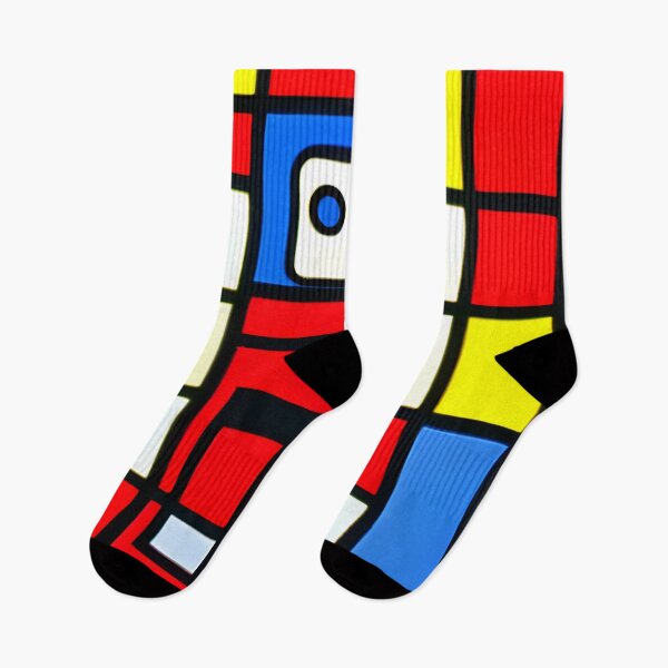 Aperçu de l'œuvre Des robots à la manière de Piet Mondrian créée et vendue par CRAFTER-MEDIA.