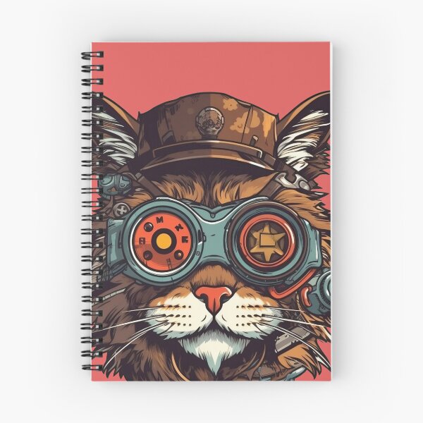 Item preview, Gato Steampunk designed and sold by Graphoteka.