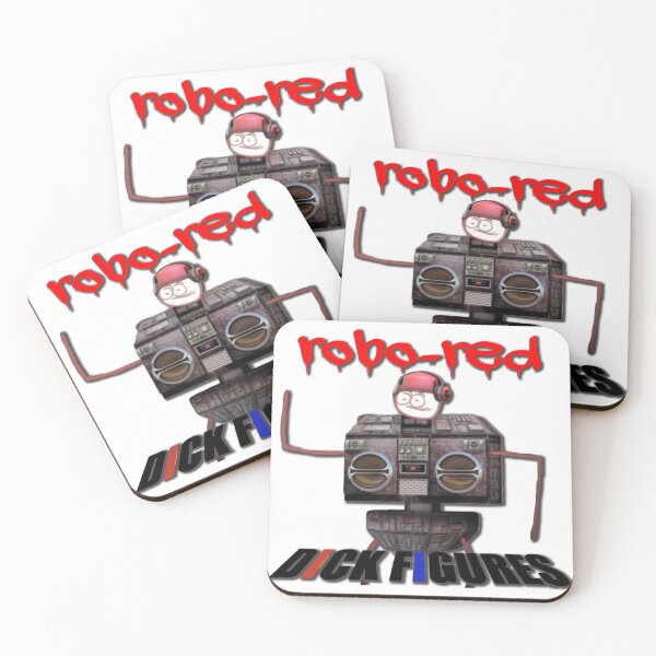 Item preview, Robo-Red Dick Figures Funny Cartoon designed and sold by LMAOdotcom.