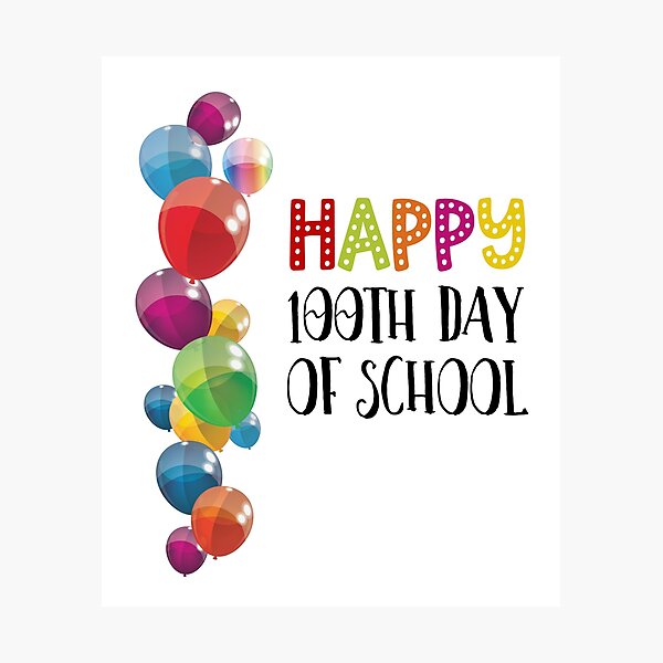 Item preview, Happy 100th Day Of School designed and sold by STYLESYNDIKAT.