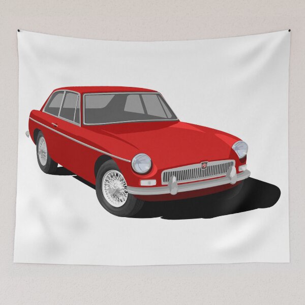 Item preview, MGB GT Graphic Design -Red designed and sold by NickShirrell.