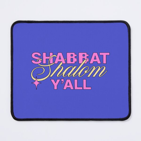 Item preview, Shabbat Shalom Y'All Pastel Colors designed and sold by MorahFish.
