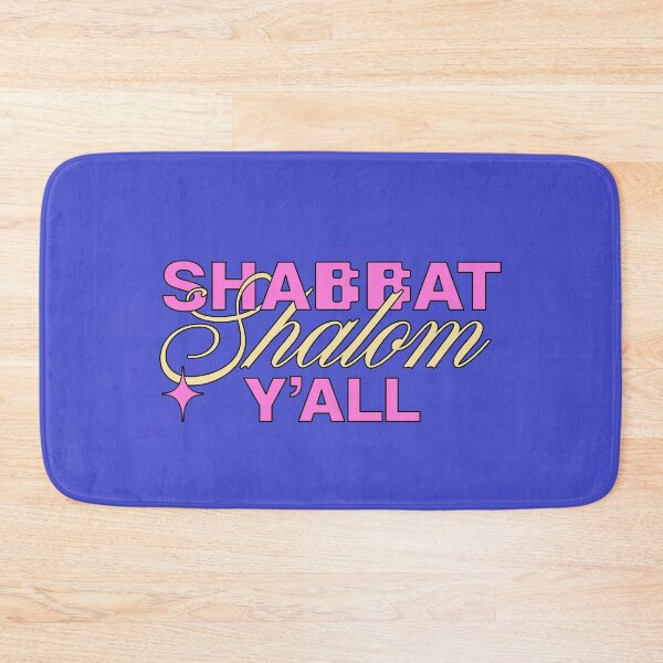 Item preview, Shabbat Shalom Y'All Pastel Colors designed and sold by MorahFish.