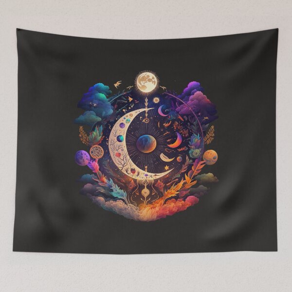 Item preview, cluster of moons is a mesmerizing sight 2 designed and sold by LLdreams.