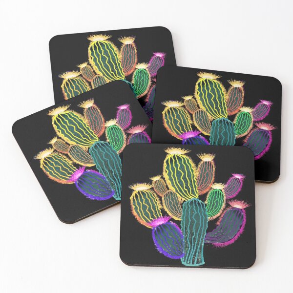 Item preview, cactus, cheerful, glowing, night, sparkling year designed and sold by Maria Mihailova.