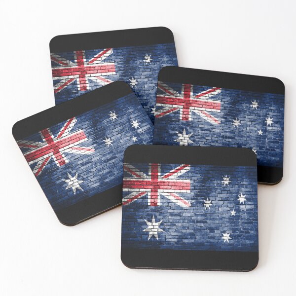 Item preview, Australian Flag designed and sold by Yaksza.