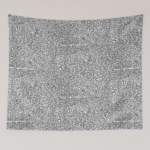 Item preview, Crazy Shapes - Black and White designed and sold by LiimiimHaywaas.
