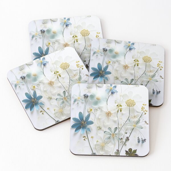 Item preview, Fragrant Jasmine: A Captivating Collage of Pressed Dried Petals - Pressed Dried flowers designed and sold by EmeraldeaArt.
