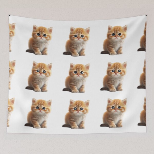Item preview, fluffy yellow cat designed and sold by dino-saur.