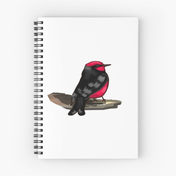 Item preview, Vermillion Flycatcher on Branch designed and sold by VerdeDoodleDuck.